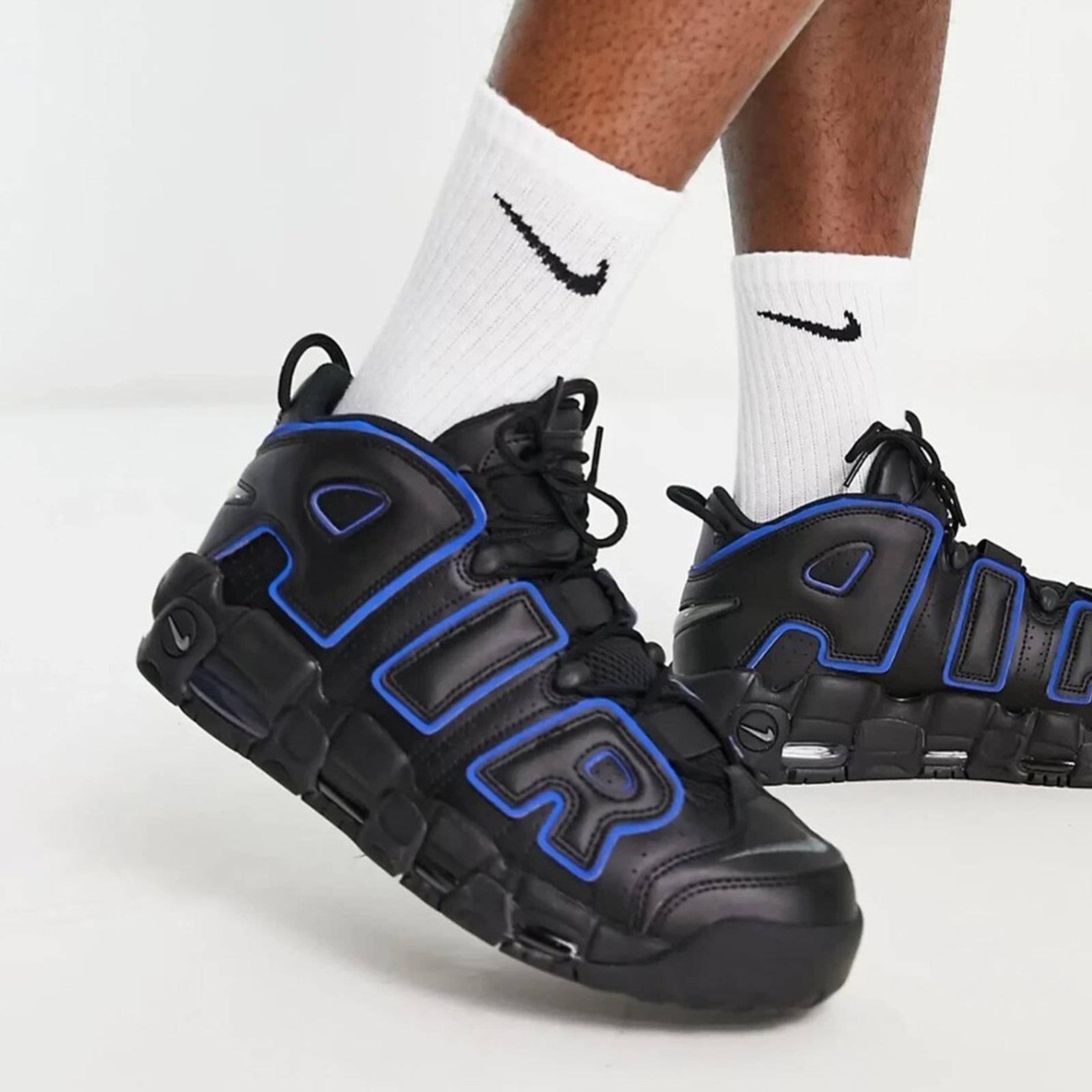 Nike Air More Uptempo 96 Black Game Royal