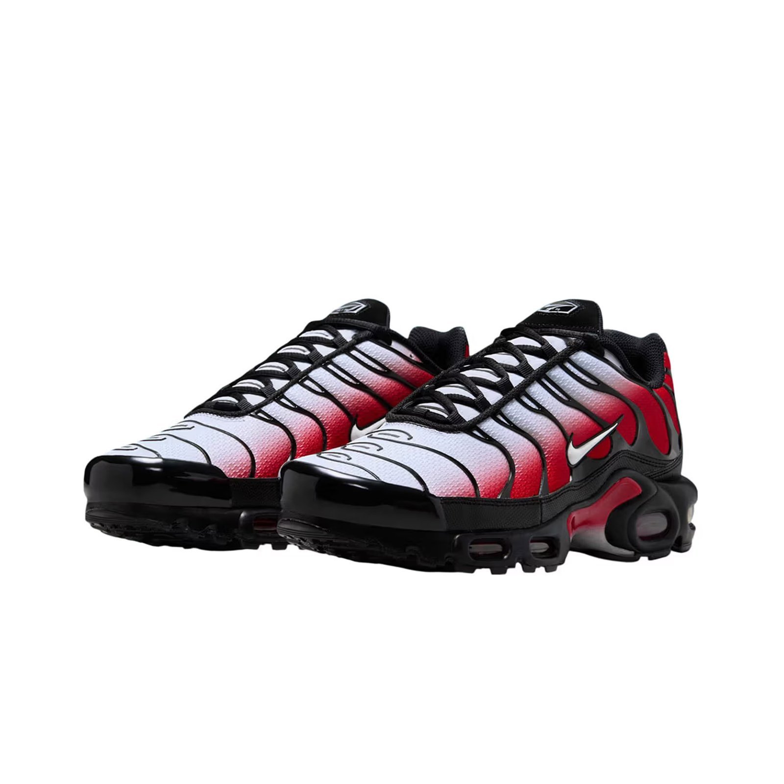 Nike Air Max Plus TN Pure Platinum and University Red